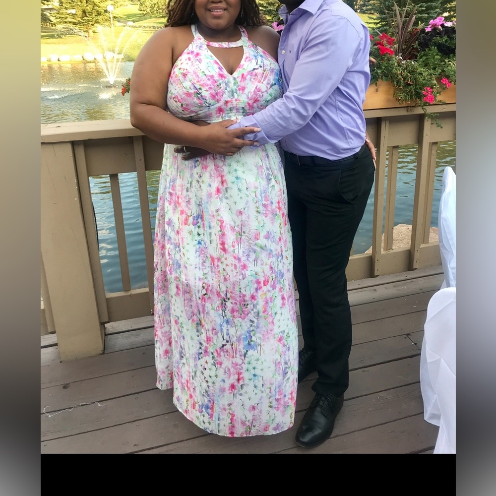 Floral maxi dress